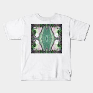 Lilly Pond and Vines in Green by South Australian artist Avril Thomas Kids T-Shirt